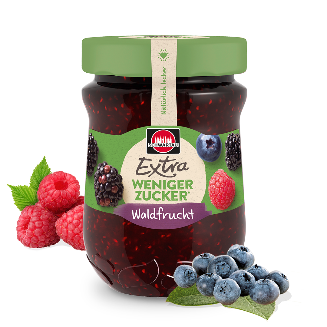 Schwartau Extra Weniger Zucker Waldfrucht