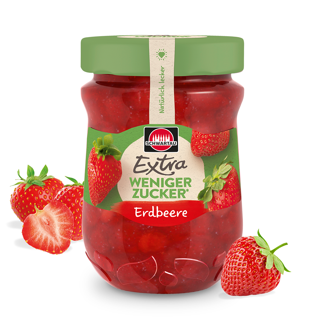 Schwartau Extra Weniger Zucker Erdbeere