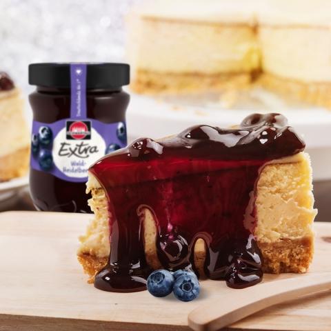 Saftiger Heidelbeerkuchen